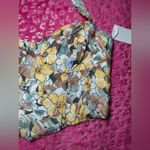 ASTR New The Label Flirty Floral Stretch Smocked Halter Women’s Tank Top XL Photo 3