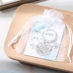 INSPIRATIONAL STARFISH YOU MAKE A PROFOUND DIFFERENCE KEYCHAIN IN MESH BAG Photo 1