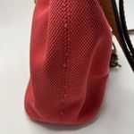 Michael Kors  Purse Marina Tie Canvas Drawstring Bucket Bag Tote Crossbody Strap Photo 4