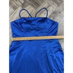 Windsor A-line dresses with long crisscross back , Color Royal Blue Size L Photo 5