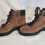 Aquatalia Liviana Taupe Suede Weatherproof Suede Combat Hiker Boots.s48 Photo 2