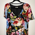 Show Me Your Mumu  Kylie Mini Dress Country Garden Black Floral Size Medium Shift Photo 6