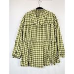 Anthropologie Daily Practice Women Jacket Green Day Hike Hooded Plaid Outdoor XL Photo 9