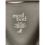 Mod Bod Womens Black Sleeveless Fitted Top S Cotton & Spandex Blend Photo 2
