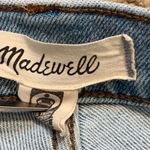 Madewell The Perfect Vintage Jean Light Wash High Rise Mom Distressed Hem Petite Photo 7