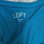 Loft Turquoise Sequin Embellished Tank Top Photo 3