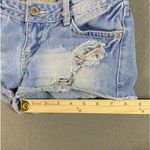 Bongo Jeans Shorts 26x2 Blue Cut Off Distressed Colored Threads Shortie Tag 1 Photo 7