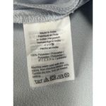 J.Crew  Light Blue Faux Wrap Tie Waist Long Sleeve Crepe Blouse Top Shirt 4 Tall Photo 6