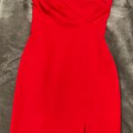 Ralph Lauren Lauren  one shoulder red dress size 6 Photo 3