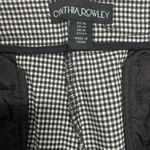 Cynthia Rowley Pants, Black And White Buffalo Check, Size 14 Photo 3