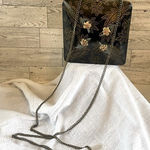 VINTAGE ANTIQUE Victorian style Purse Black Photo 0