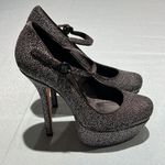 Alice + Olivia Fabulous black platform Sparkly heels 6.5 B46 Photo 4