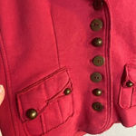 Neon Buddha Size Small Shaket Button Down Pink Boxy Boho Ornate Chunky Photo 6