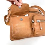 Fossil Sutton Pebbled Leather Cross Body Tan Brown Photo 2