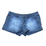 SO Vintage Y2K  Blue Low-Rise Chino Shorts Women’s Size 5 (30”) | Preppy Coastal Photo 1