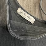 Free People  Dark Gray One-Shoulder Tank Top Photo 1