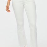J.Crew NWT Mid-Rise Flare Crop Jeans in White Signature Stretch 27 - needs wash Photo 0