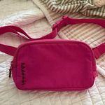 Lululemon Mini Belt Bag Sonic Pink/Red Merlot Limited Color Photo 8