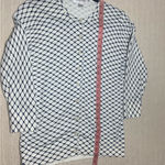 Isaac Mizrahi  for Target white&blue sweater 100%cotton‎ Size M Photo 8