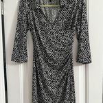 Laundry by Design Laundry geometric career dress office ruching size 2 collar stretch church Photo 0