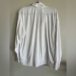 Aerie offline terry cloth quarter zip sweatshirt sz M white Photo 1