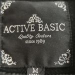 Active Basic Women's Black  Fleece Peacoat Jacket Size Med EUC #3571 Photo 5