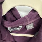 Eddie Bauer  Textured Fleece Softshell Hooded Jacket Women's M Plum Purple Zip Photo 2