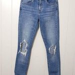 Levi's 721 High Rise Skinny Med Wash Blue Denim Jeans Women's Size 24 Photo 0