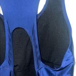 Blue One Piece Swimsuit with Scoop Neckline and Racerback Design Size XL Photo 6