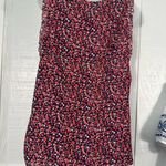 Michael Kors Blue Floral Sleeveless Top Size XL EUC Photo 3