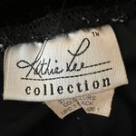 Kathie Lee Wide Leg Velvet Pants Size M‎ Black Pull On Classic Comfort Holiday Size M Photo 2