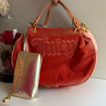 Juicy Couture Orange and Gold Shoulder Bag Set Photo 0