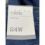 Style & Co Women’s Mid Rise Tummy Control Capri Jeans 24W Medium Wash Denim NWT Photo 4
