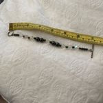 Hematite Swarovski crystal and silver bracelet Photo 3