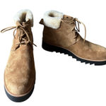 Eileen Fisher  Women's 9 Kenille Sport Suede Wedge Bootie‎ Shearling Photo 0