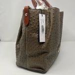 Dooney & Bourke  Ostrich Large Barlow Tote - Mushroom Photo 1