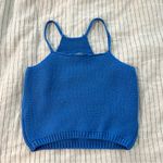 Bardot  Reversible Blue Knit Tank Photo 4