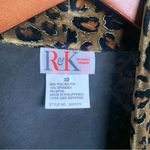 R & K Gold Blazer with Leopard Print and Shawl Collar Photo 9