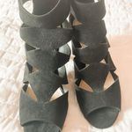 Liz Claiborne Black High Heeled Sandals Size 6.5 Photo 2