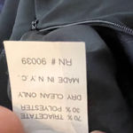 Vintage Bicci Florine Wachter Dress Black‎ Fur Cuffs Black Size 8 Photo 2