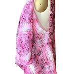 NWT ~ Pink Paisley Women's Convertible Chiffon Vest Shrug Cape Shawl by LAVELLO Size undefined Photo 2