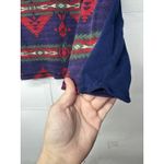 CHAPS  Women’s Size L Southwestern Aztec Print Henley Knit Long Sleeve Sweater Photo 5