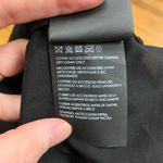 Club Monaco  Black‎ Silk Sheer Chiffon Long Sleeve Midi Dress Size 4 Shirt Dress Photo 6