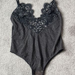 Victoria's Secret  Black Lace Teddy SIZE L Photo 0