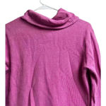 Ralph Lauren Lauren  Pink Cowl Neck Sweater Medium Cotton Photo 5