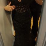 Sherri Hill Black Strapless Prom Dress Photo 3