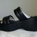 BP NEW Platform Wedge Black  Heel Sandals Womens 9.5 Photo 0