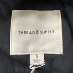 Thread & Supply | NWT | Small | Black Crewneck Teddy Bear Sherpa Fleece Pullover Photo 4