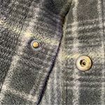 O'Neill Plaid Flannel Tailored Fit Long Shirt Jacket Gray Size XXL Photo 7