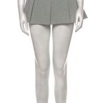 NWT Seroya Kimi Grey Belt Mini Pleated Skirt Gray Size L Photo 1